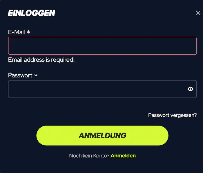 BetBeast Anmeldung login