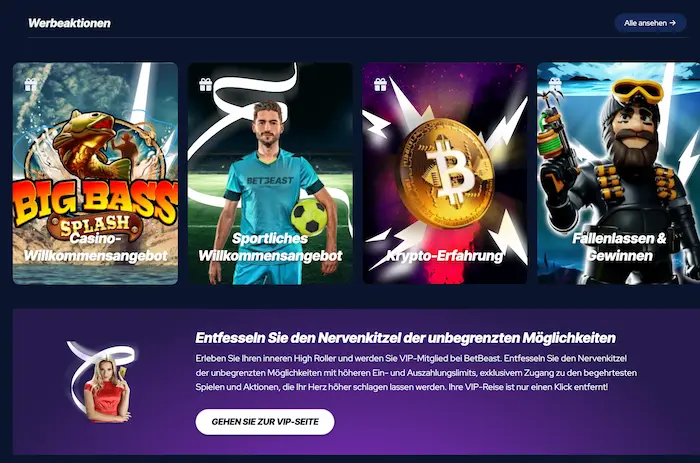 BetBeast Casino Deutschland BetBeast Spiele games